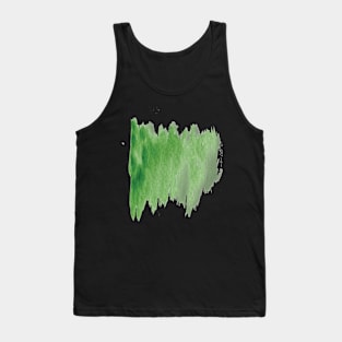 Green abstract painting, Green Creativity Tank Top